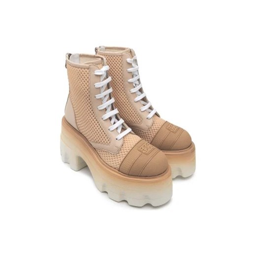 Casadei Skórzane botki na platformie POLACCO Casadei 37 okazyjna cena Gomez Fashion Store