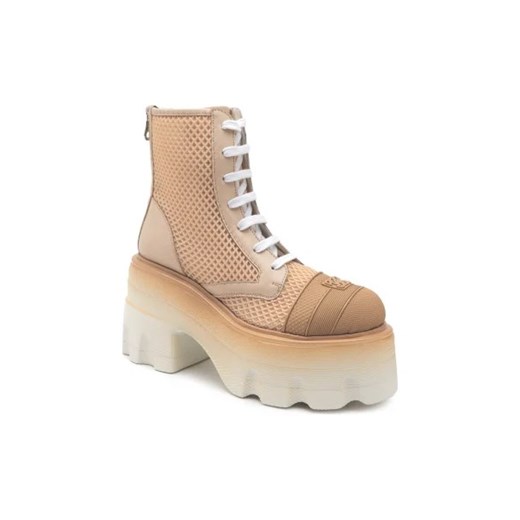 Casadei Skórzane botki na platformie POLACCO Casadei 38 okazyjna cena Gomez Fashion Store