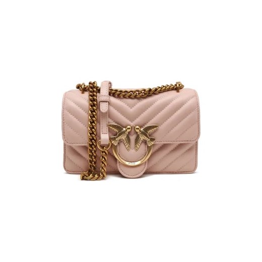 Pinko Skórzana torebka na ramię Love One Mini Crossbody ze sklepu Gomez Fashion Store w kategorii Kopertówki - zdjęcie 173047662