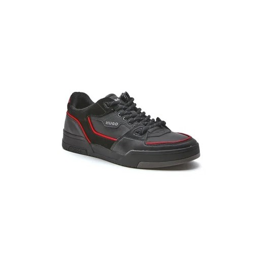 HUGO Sneakersy Seth Tenn | z dodatkiem skóry ze sklepu Gomez Fashion Store w kategorii Buty sportowe męskie - zdjęcie 173049080