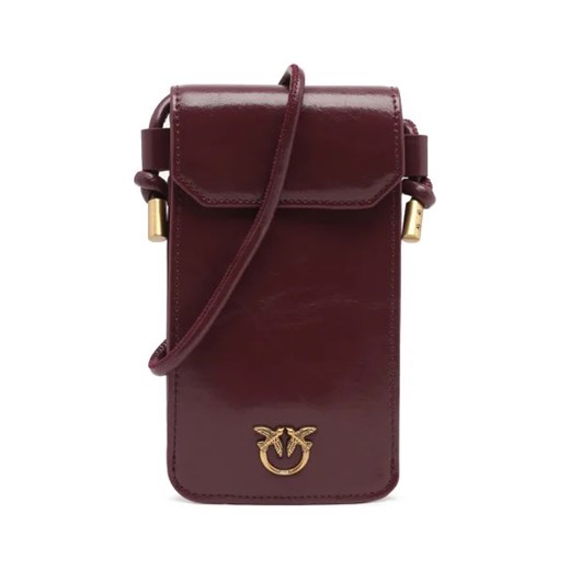 Pinko Skórzana torebka na telefon case shiny vinta ze sklepu Gomez Fashion Store w kategorii Listonoszki - zdjęcie 173049320