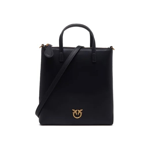 Pinko Skórzana torebka na ramię MINI SHOPPER VITELLO SETA ze sklepu Gomez Fashion Store w kategorii Torby Shopper bag - zdjęcie 173049324