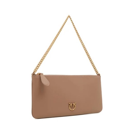 Pinko Skórzana kopertówka FLAT VITELLO SETA Pinko OS Gomez Fashion Store
