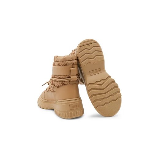 Śniegowce damskie Guess z tkaniny casualowe 