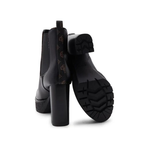 Botki Guess na jesień z tworzywa sztucznego 