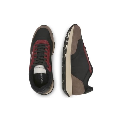 Emporio Armani Sneakersy | z dodatkiem skóry Emporio Armani 41 okazyjna cena Gomez Fashion Store