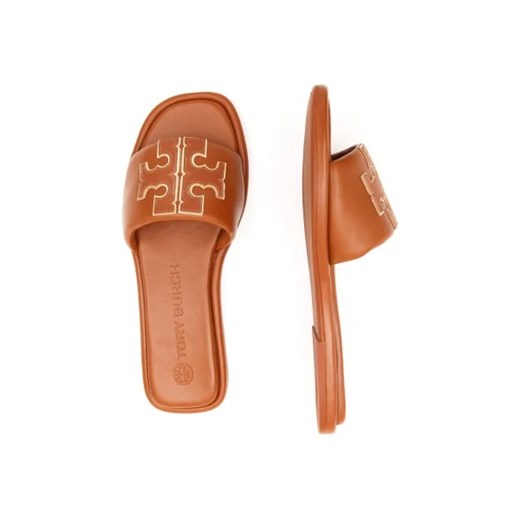 TORY BURCH Skórzane klapki Tory Burch 41 promocja Gomez Fashion Store