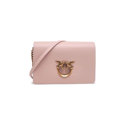 Pinko Skórzana torebka na ramię LOVE CLICK CLASSIC VITELLO SET ze sklepu Gomez Fashion Store w kategorii Listonoszki - zdjęcie 173051960