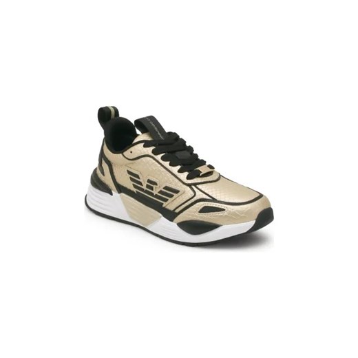 Buty sportowe damskie Emporio Armani sneakersy z tworzywa sztucznego
