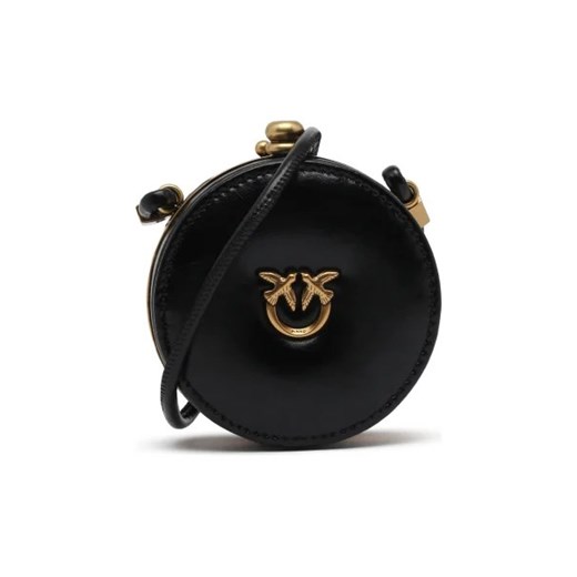 Pinko Skórzana kopertówka MINI VITELLO SHINY VINT Pinko One Size wyprzedaż Gomez Fashion Store