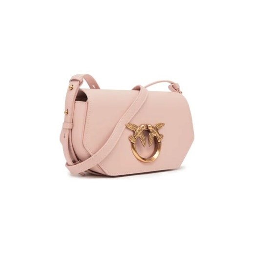 Pinko Skórzana torebka na ramię LOVE CLICK EXAGON MINI VITELLO Pinko OS Gomez Fashion Store okazja