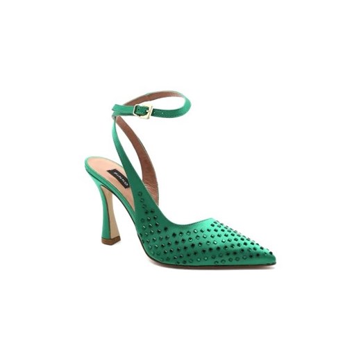 Pinko Skórzane szpilki BASILICO SLINGBACK Pinko 41 okazja Gomez Fashion Store