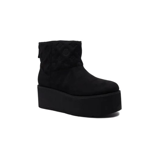 Guess Ocieplane śniegowce | z dodatkiem skóry ze sklepu Gomez Fashion Store w kategorii Śniegowce damskie - zdjęcie 173054361