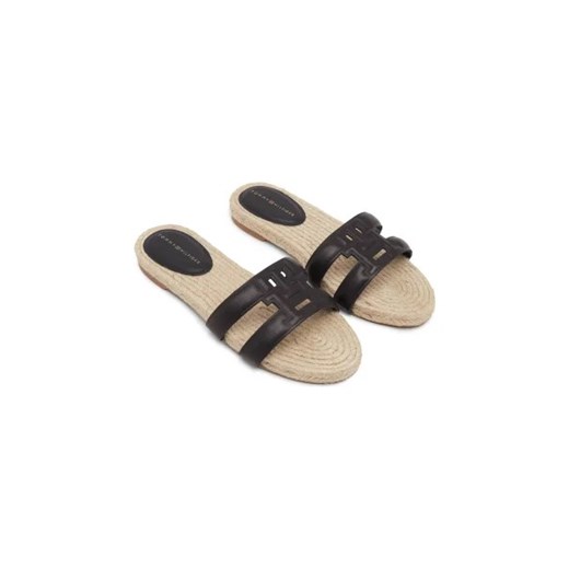 Tommy Hilfiger Skórzane klapki EMBOSS Tommy Hilfiger 38 okazyjna cena Gomez Fashion Store