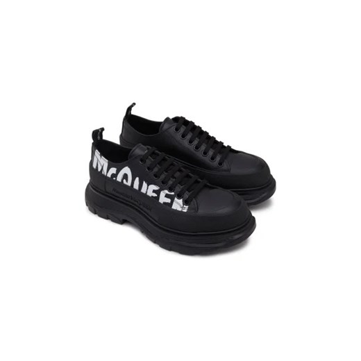 Alexander McQueen Skórzane sneakersy 43 Gomez Fashion Store okazja
