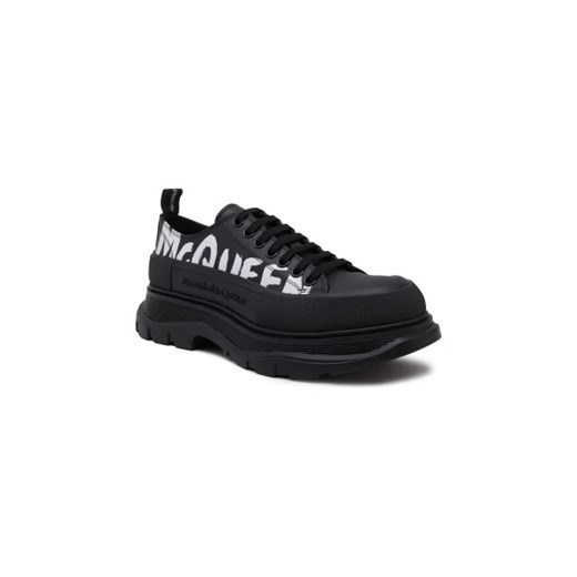 Alexander McQueen Skórzane sneakersy 43 promocja Gomez Fashion Store