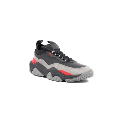 HUGO Sneakersy Quake | z dodatkiem skóry ze sklepu Gomez Fashion Store w kategorii Buty sportowe męskie - zdjęcie 173055150