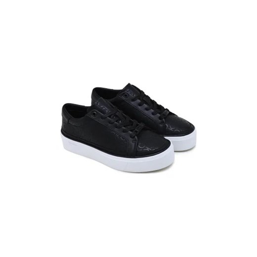Buty sportowe damskie Calvin Klein sneakersy z tworzywa sztucznego