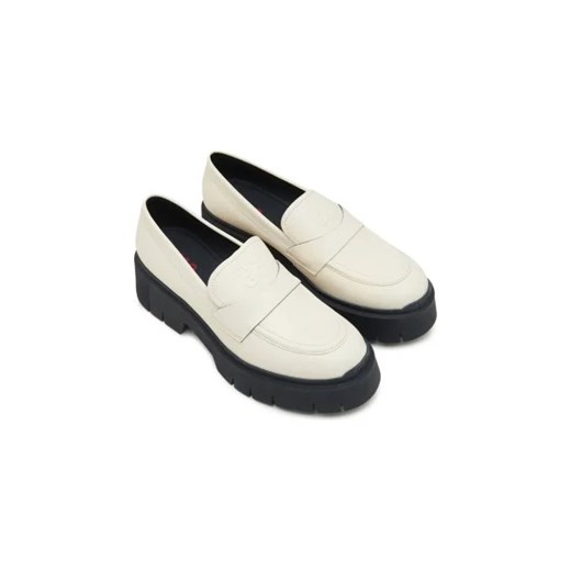 HUGO Skórzane loafersy Kris 41 okazyjna cena Gomez Fashion Store