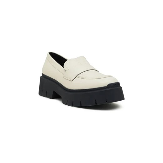 HUGO Skórzane loafersy Kris ze sklepu Gomez Fashion Store w kategorii Mokasyny damskie - zdjęcie 173056503