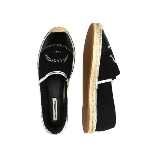 Espadryle damskie Karl Lagerfeld z tkaniny casual płaskie 