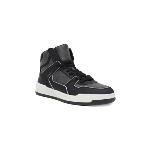 Guess Sneakersy VICENZA HIGH | z dodatkiem skóry ze sklepu Gomez Fashion Store w kategorii Buty sportowe męskie - zdjęcie 173058042