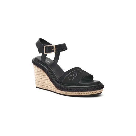 Calvin Klein Skórzane koturny WEDGE 70HH - HE Calvin Klein 37 Gomez Fashion Store okazyjna cena