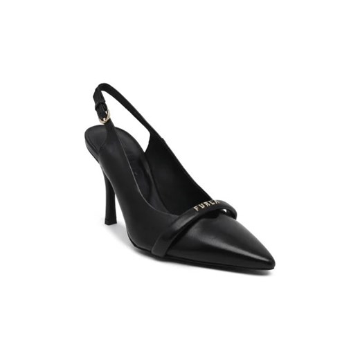 Furla Skórzane szpilki CORE SLINGBACK T.90 ze sklepu Gomez Fashion Store w kategorii Czółenka - zdjęcie 173061452
