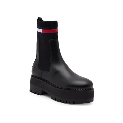 Tommy Jeans Sztyblety | z dodatkiem skóry Tommy Jeans 36 okazyjna cena Gomez Fashion Store