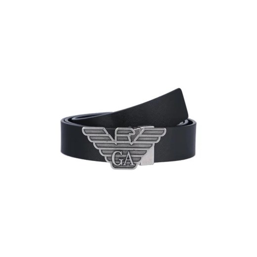 Emporio Armani Skórzany pasek 2w1 Emporio Armani One Size okazja Gomez Fashion Store