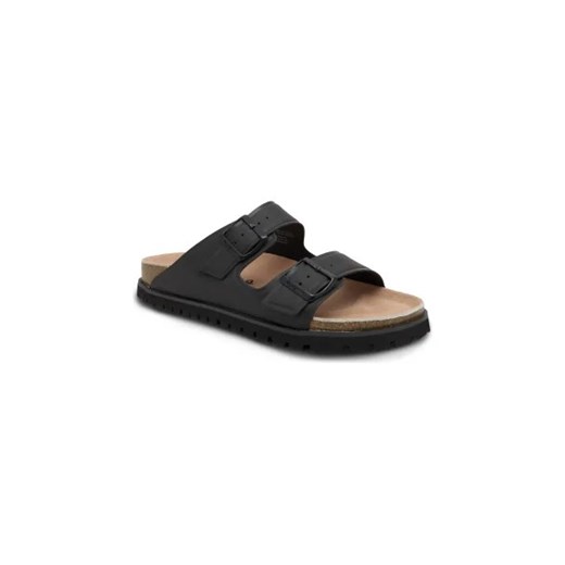 Pepe Jeans London Klapki URBAN SANDAL BASIC EMBOED | z dodatkiem skóry ze sklepu Gomez Fashion Store w kategorii Klapki męskie - zdjęcie 173062581