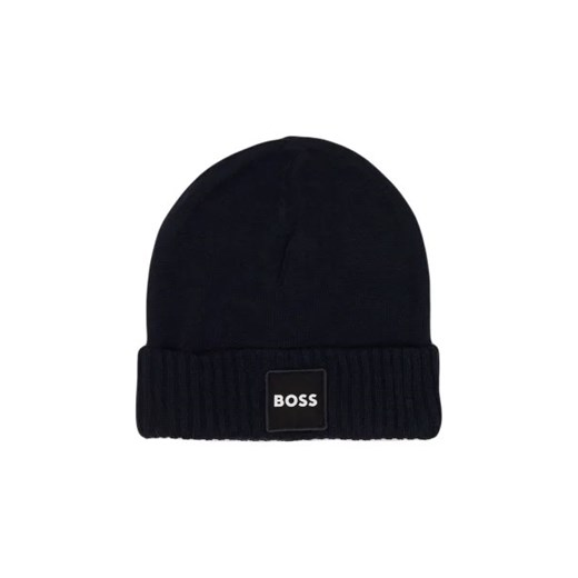 BOSS Kidswear Czapka | z dodatkiem wełny ze sklepu Gomez Fashion Store w kategorii Czapki dziecięce - zdjęcie 173063501