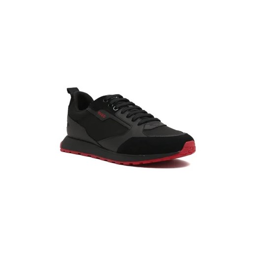 HUGO Sneakersy Icelin_Runn_nypu | z dodatkiem skóry ze sklepu Gomez Fashion Store w kategorii Buty sportowe męskie - zdjęcie 173065380