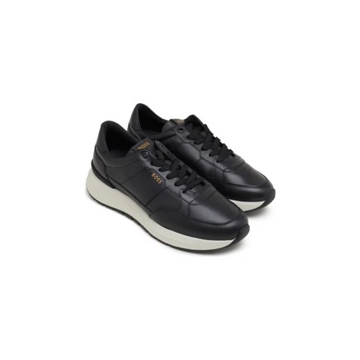 Buty sportowe męskie BOSS HUGO ze skóry