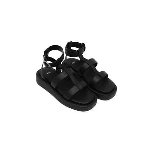 BOSS BLACK Skórzane sandały Scarlet 38 wyprzedaż Gomez Fashion Store