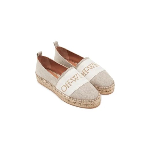 OFF-WHITE Espadryle | z dodatkiem skóry 39 okazja Gomez Fashion Store