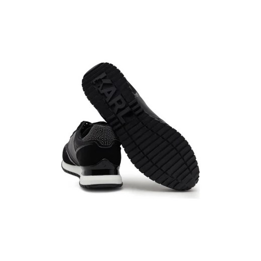 Karl Lagerfeld Sneakersy VELOCITOR II Mono Rivet Lo Lace | z dodatkiem skóry Karl Lagerfeld 41 Gomez Fashion Store okazja