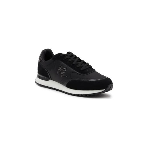 Karl Lagerfeld Sneakersy VELOCITOR II Mono Rivet Lo Lace | z dodatkiem skóry ze sklepu Gomez Fashion Store w kategorii Buty sportowe męskie - zdjęcie 173070613