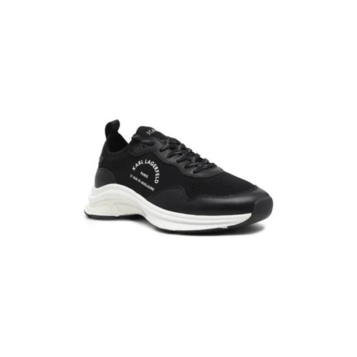 Karl Lagerfeld Sneakersy LUX FINESSE Maison Karl Sock | z dodatkiem skóry ze sklepu Gomez Fashion Store w kategorii Buty sportowe męskie - zdjęcie 173071034