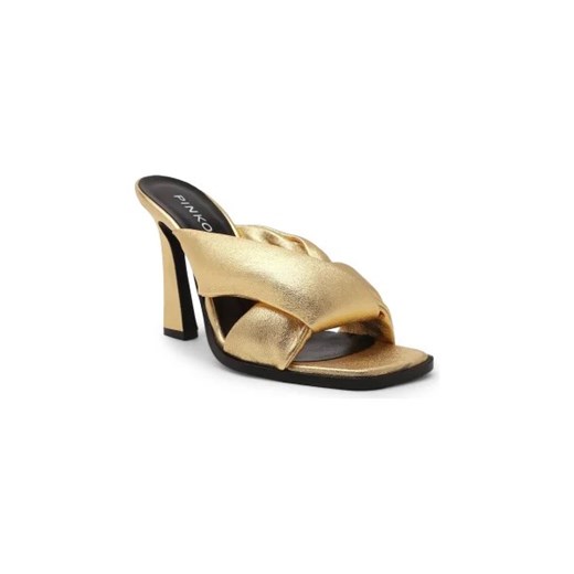 Pinko Skórzane klapki CORINNE SABOT Pinko 39 Gomez Fashion Store okazja