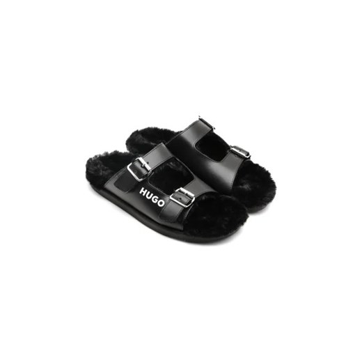 HUGO Ocieplane obuwie domowe Jumble Buckle 37 wyprzedaż Gomez Fashion Store
