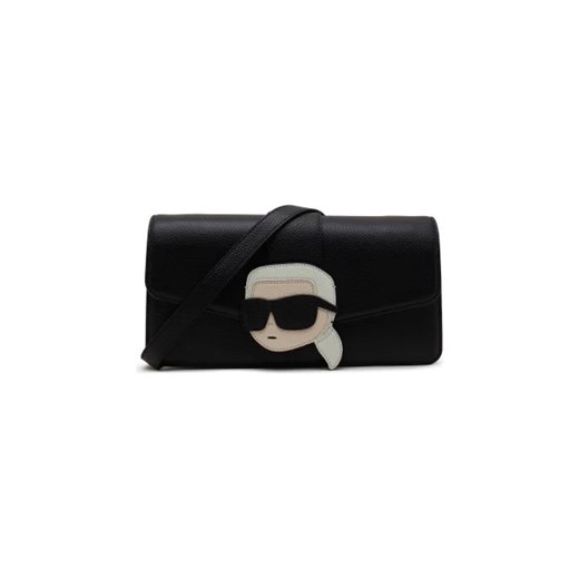 Karl Lagerfeld Skórzana torebka na ramię k/ikonik 2.0 lea flp sb ze sklepu Gomez Fashion Store w kategorii Listonoszki - zdjęcie 173072673