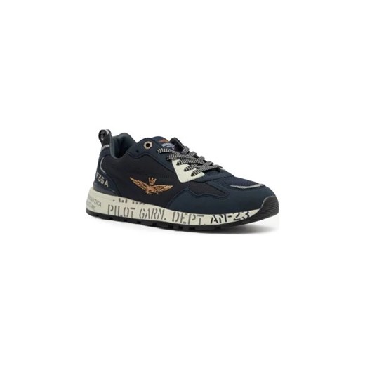 Aeronautica Militare Sneakersy | z dodatkiem skóry ze sklepu Gomez Fashion Store w kategorii Buty sportowe męskie - zdjęcie 173072783