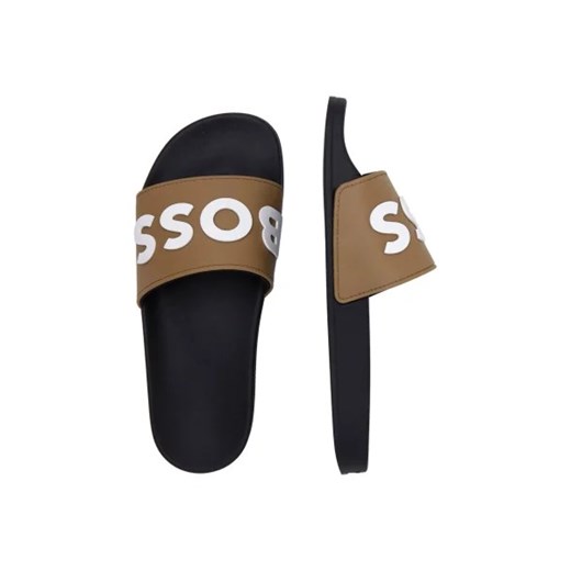 BOSS BLACK Klapki Kirk Slid rblg N 40 promocyjna cena Gomez Fashion Store