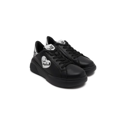 Love Moschino Trampki | z dodatkiem skóry Love Moschino 38 promocyjna cena Gomez Fashion Store