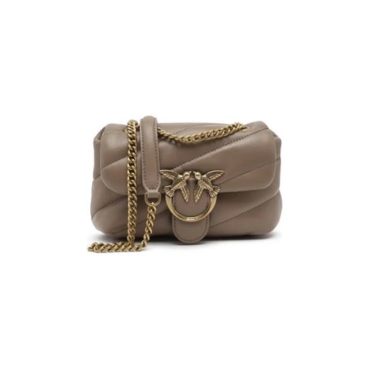 Pinko Skórzana listonoszka LOVE BABY PUFF C SHEEP NAPPA Pinko One Size okazja Gomez Fashion Store