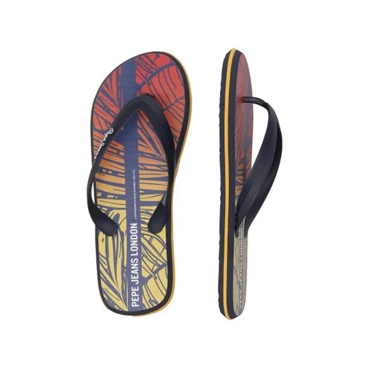 Klapki męskie Pepe Jeans bez zapięcia z tworzywa sztucznego