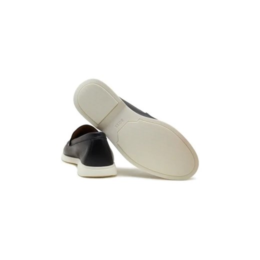 BOSS BLACK Skórzane loafersy Sienne 45 promocja Gomez Fashion Store