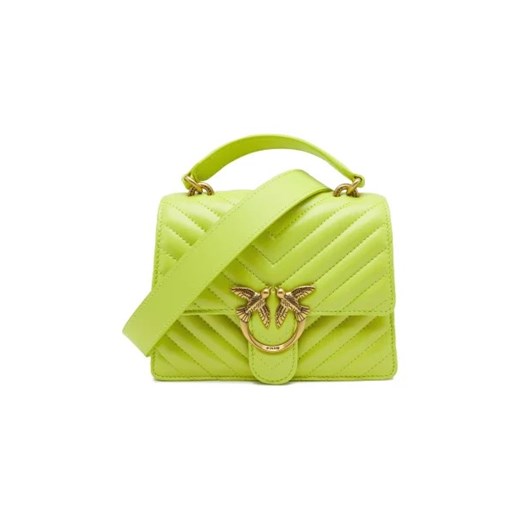Pinko Skórzana listonoszka LOVE ONE Pinko One Size okazyjna cena Gomez Fashion Store