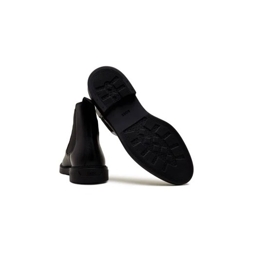 Buty zimowe męskie BOSS HUGO z tworzywa sztucznego 